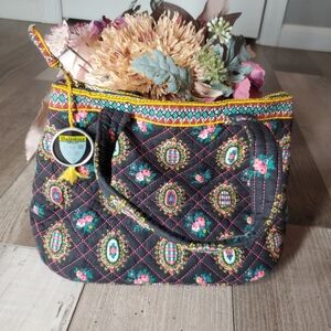 NWT Valdrome Made in France 100% Cotton Quilted Mini Purse Small Bag